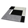 Kleine Wolke Tappeto da Bagno Dakota Platinum 55x65 cm Grigio e Nero