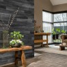 WallArt Listoni Effetto Legno Rovere Barnwood Grigio Cenere