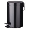 Excellent Houseware Set da Bagno 2 pz in Acciaio Inox Nero