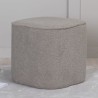 Venture Home Pouf Piff 44x44x41 cm Pelliccia Grigia