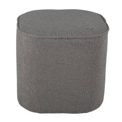 Venture Home Pouf Piff 44x44x41 cm Pelliccia Grigia