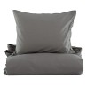 Venture Home Set da Letto Joar 200x150 cm Cotone Grigio Scuro