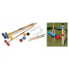 HI Gioco del Croquet 18 pz per 4 Giocatori in Legno