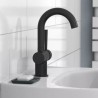 SCHÜTTE Miscelatore Lavabo CORNWALL con Maniglia Laterale Nero Opaco