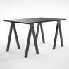 Nordlinger Cavalletto Aspen 70x30x73 cm in Legno e Metallo Nero