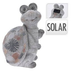 ProGarden Decorazione Tartaruga con Pannello a Luce Solare in MGO