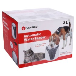 FLAMINGO Distributore Automatico Acqua per Animali Adriana 2 L Grigio