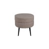 Venture Home Pouf Pot 40x40x40 cm Pelliccia Beige e Nero