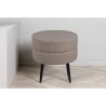 Venture Home Pouf Pot 40x40x40 cm Pelliccia Beige e Nero