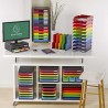 Exacompta Set Cassetti Scrivania Store-Box Maxi 6 Cassetti Harlequin