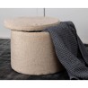 Venture Home Pouf Dunken 51x51x43 cm Pelliccia Beige