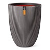 Capi Vaso Elegante Groove 34x46 cm Antracite