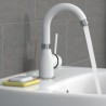 EISL Miscelatore per Lavabo FUTURA Bianco Cromato