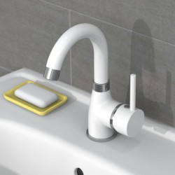 EISL Miscelatore per Lavabo FUTURA Bianco Cromato