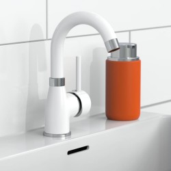 EISL Miscelatore per Lavabo FUTURA Bianco Cromato