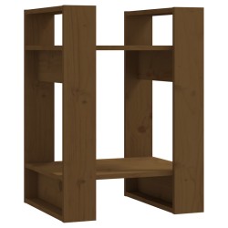 vidaXL Libreria/Divisorio Miele 41x35x57 cm in Legno Massello di Pino