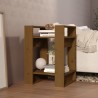 vidaXL Libreria/Divisorio Miele 41x35x57 cm in Legno Massello di Pino