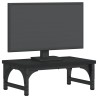 vidaXL Supporto per Monitor Nero 37x23x14 cm Legno ingegnerizzato