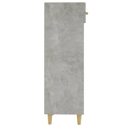 vidaXL Scarpiera Grigio Cemento 30x35x105 cm in Legno Ingegnerizzato