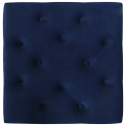 vidaXL Sgabello Blu Marino 60x60x36 cm in Velluto