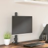 vidaXL Supporto per Monitor in Acciaio Nero VESA 75/100 mm