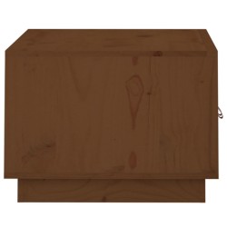 vidaXL Tavolino da Salotto Miele 80x50x35 cm in Legno Massello di Pino