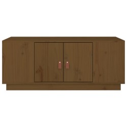 vidaXL Tavolino da Salotto Miele 100x50x41cm in Legno Massello di Pino