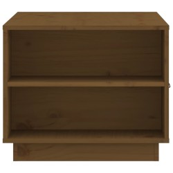 vidaXL Tavolino da Salotto Miele 100x50x41cm in Legno Massello di Pino