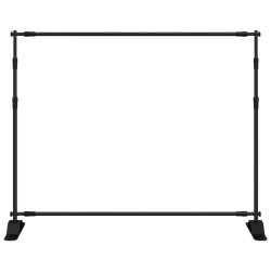 vidaXL Supporto per Fondale 254x243 cm in Acciaio