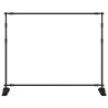 vidaXL Supporto per Fondale 254x243 cm in Acciaio