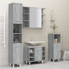 vidaXL Armadietto Bagno Grigio Sonoma 30x30x179cm in Legno ingegnerizzato