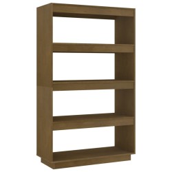 vidaXL Libreria/Divisorio Marrone Miele 80x35x135 cm in Legno di Pino