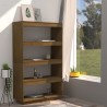 vidaXL Libreria/Divisorio Marrone Miele 80x35x135 cm in Legno di Pino