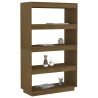 vidaXL Libreria/Divisorio Marrone Miele 80x35x135 cm in Legno di Pino