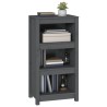 vidaXL Libreria Grigia 50x35x97 cm in Legno Massello di Pino