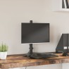 vidaXL Supporto per Monitor in Acciaio Nero VESA 75/100 mm