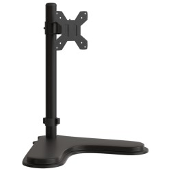 vidaXL Supporto per Monitor in Acciaio Nero VESA 75/100 mm