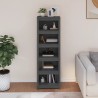 vidaXL Libreria Grigia 50x35x154 cm in Legno Massello di Pino