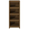 vidaXL Libreria Marrone Miele 50x35x125,5 cm in Legno Massello di Pino