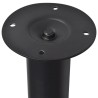 vidaXL Gambe Telescopiche per Tavolo 4 pz Nero 710-1100 mm 