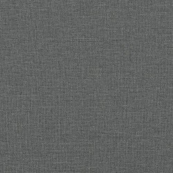 vidaXL Poggiapiedi Grigio Scuro 70x55x41 cm in Tessuto