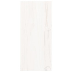 vidaXL Portabottiglie Bianco 56x25x56 cm in Legno Massello di Pino