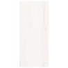 vidaXL Portabottiglie Bianco 56x25x56 cm in Legno Massello di Pino