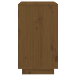 vidaXL Portabottiglie Miele 55,5x34x61 cm in Legno Massello di Pino