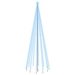 vidaXL Albero di Natale con Puntale Blu 732 LED 500 cm