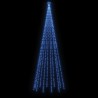 vidaXL Albero di Natale con Puntale Blu 732 LED 500 cm