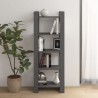 vidaXL Libreria/Divisorio Grigio 60x35x160 cm Legno Massello