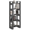 vidaXL Libreria/Divisorio Grigio 60x35x160 cm Legno Massello