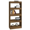 vidaXL Libreria/Divisorio Rovere Marrone 60x30x135cm Legno ingegnerizzato