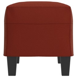 Panca Rosso Vino 70x35x41 cm in Similpelle